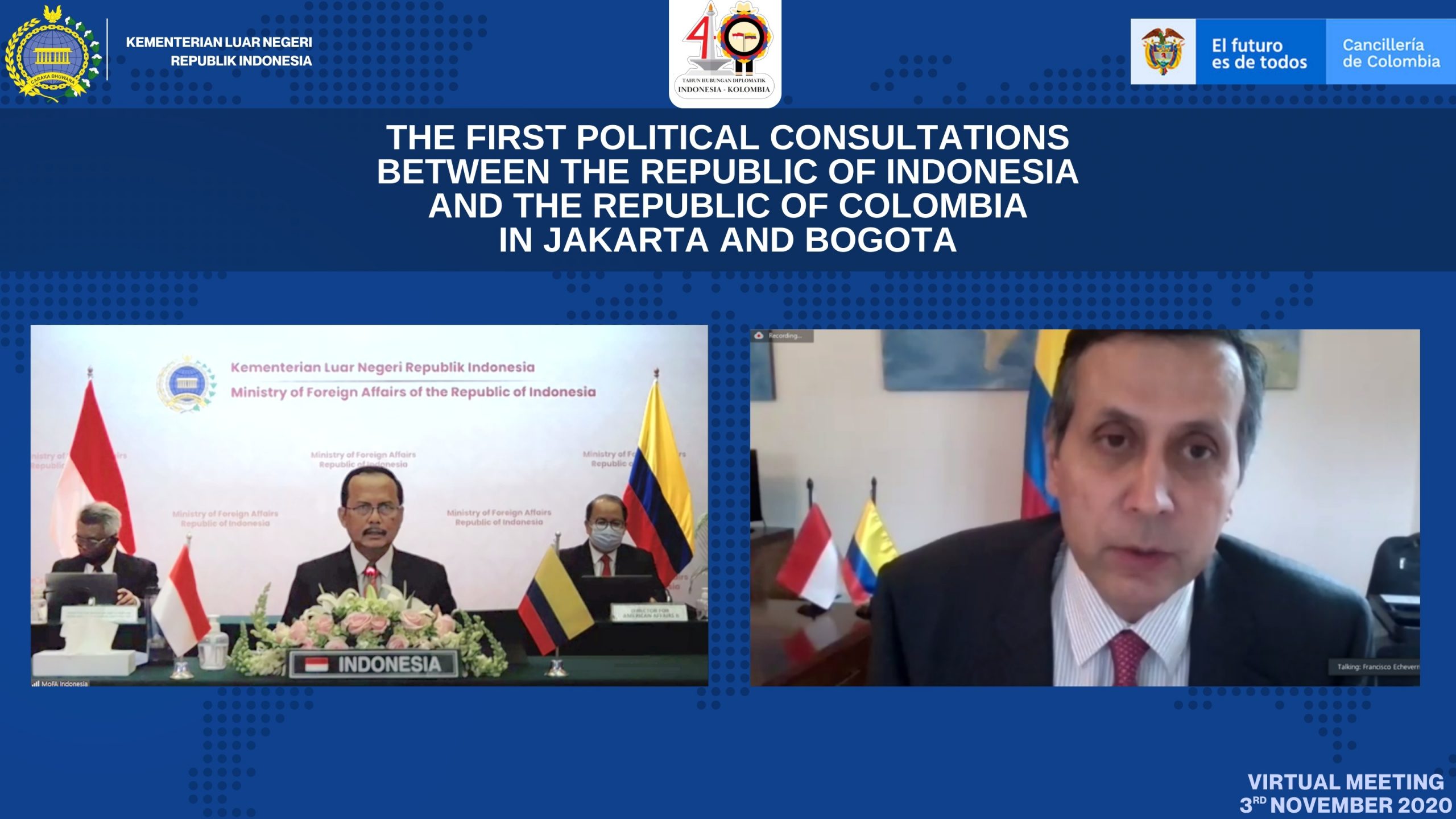 Indonesia-Kolombia perkuat kerja sama di tengah pandemik