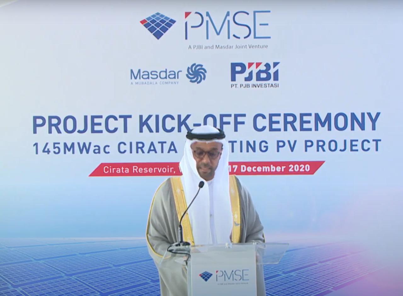 Indonesia-UEA resmikan proyek PLTS terapung terbesar di Asia Tenggara