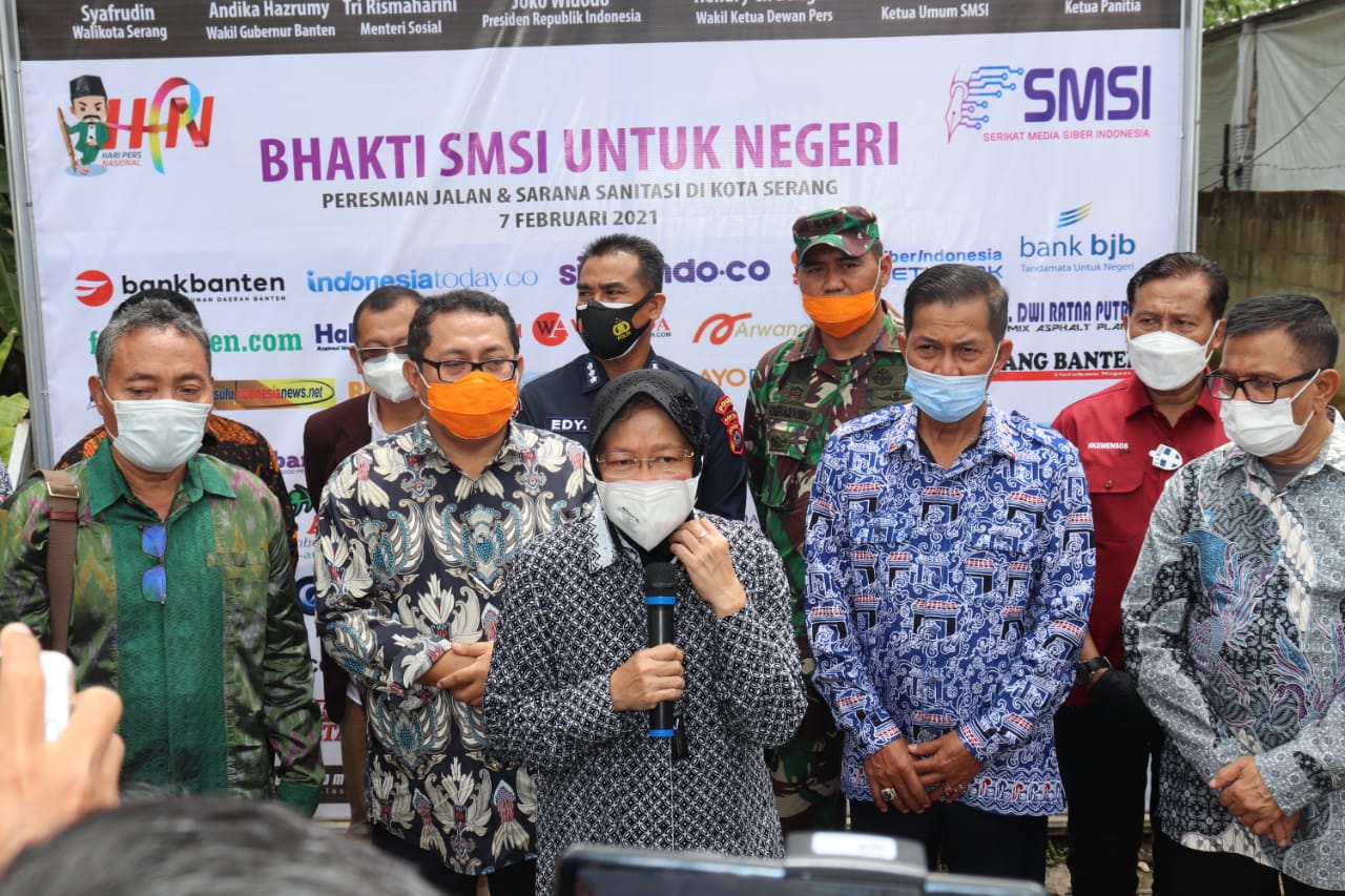 Menteri sosial apresiasi langkah kemanusiaan SMSI
