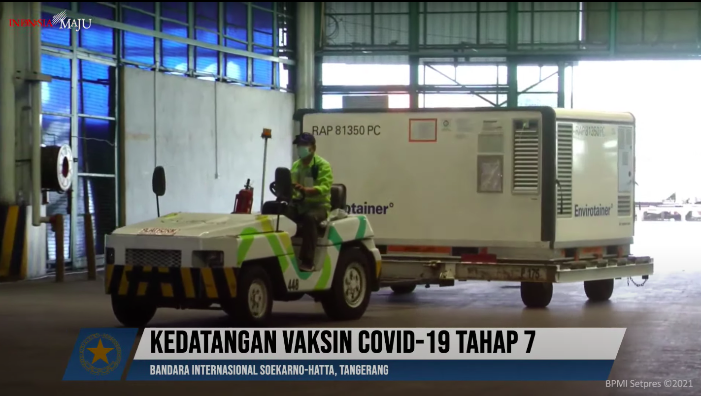 COVID-19 – 16 juta dosis bahan baku vaksin Sinovac tiba di Indonesia