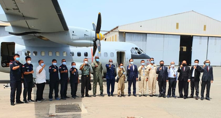 CN235-220 buatan PTDI pesanan AU Senegal tiba di Dakar