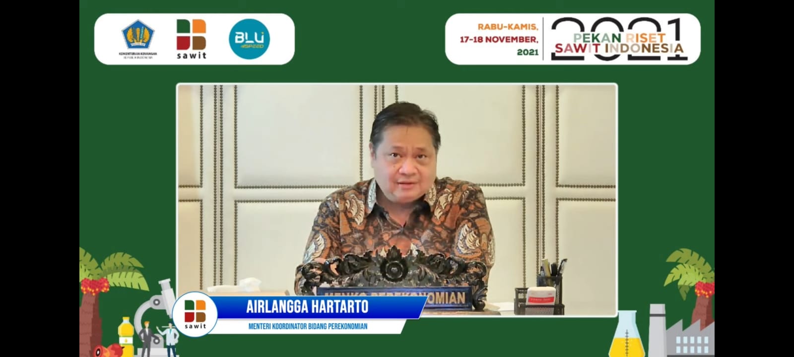 Penelitian dukung industri kelapa sawit Indonesia yang berkelanjutan