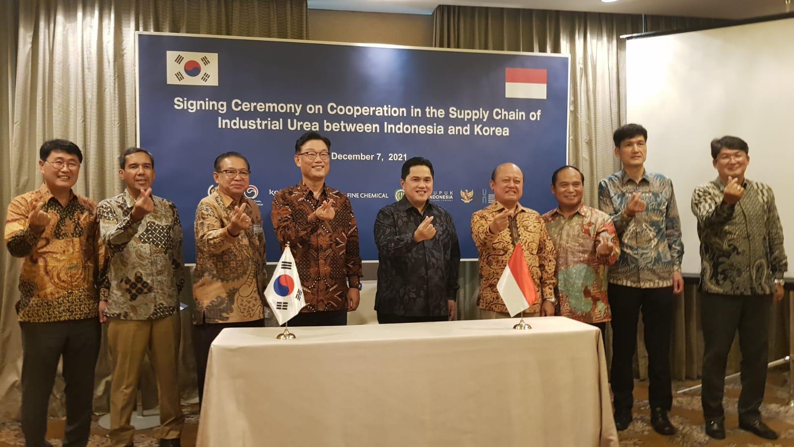 Korea Selatan akan impor 120.000 ton urea per tahun dari Indonesia