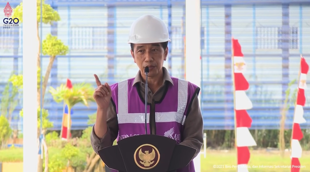 Presiden resmikan smelter nikel di Konawe berkapasitas 1,8 juta ton per tahun