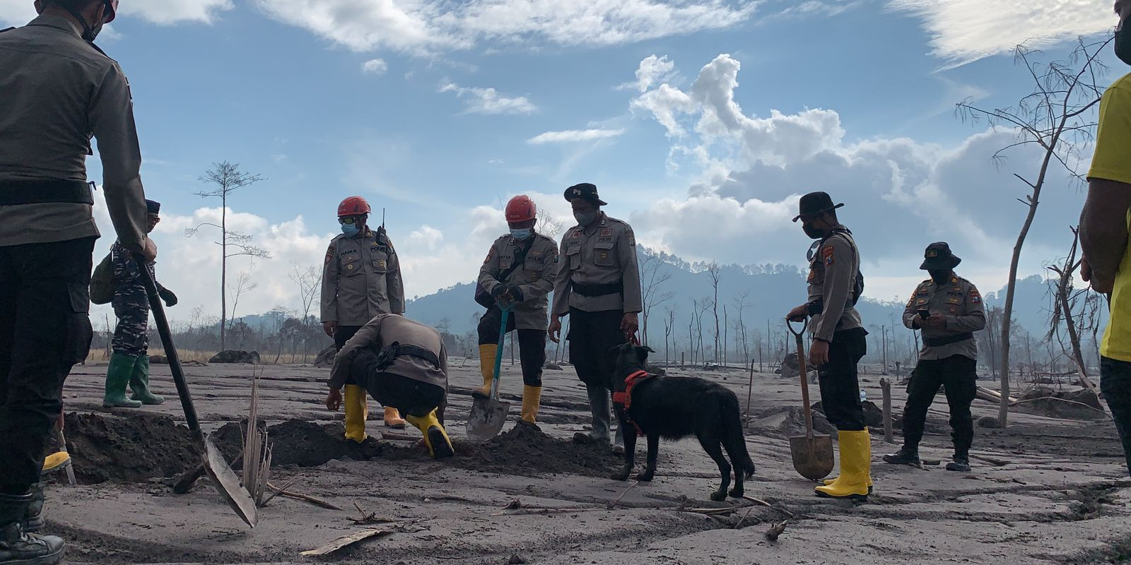 Korban meninggal erupsi Semeru 45 orang