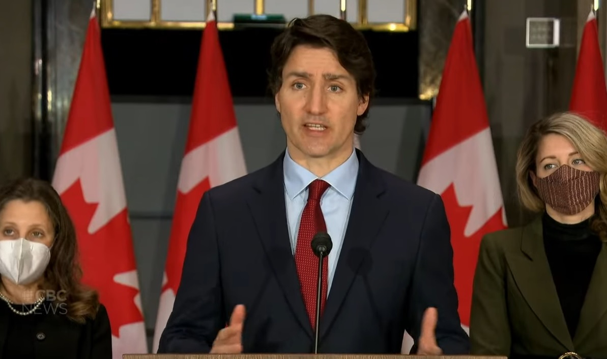 PM Kanada serukan penghapusan Rusia dari sistem pembayaran SWIFT