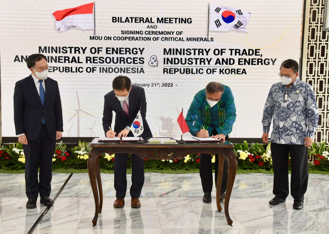 Indonesia-Korea sepakat garap ‘critical minerals’
