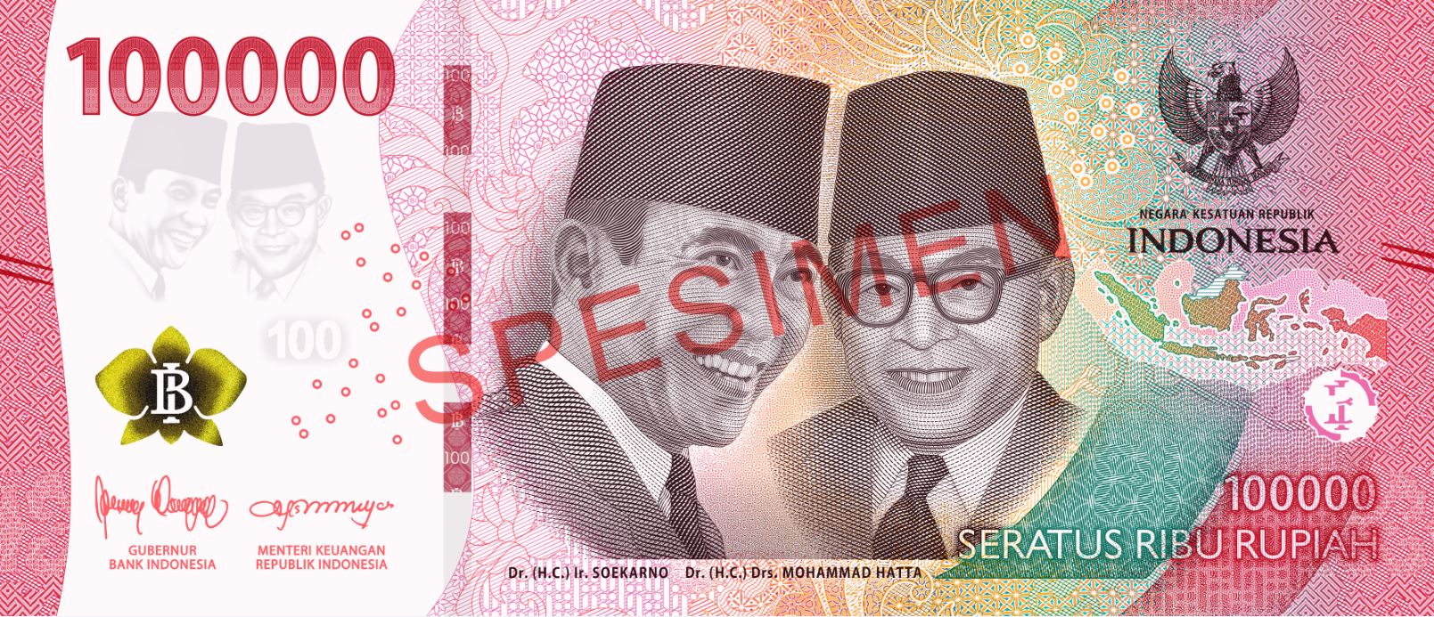 special rupiah currency