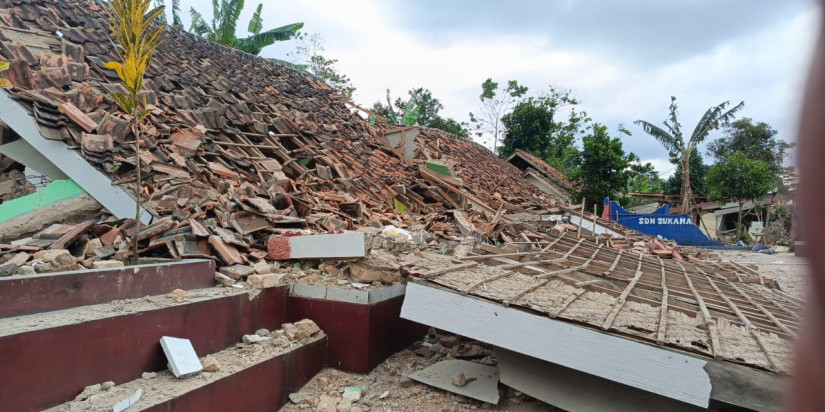gempa dengan magnito 5.6