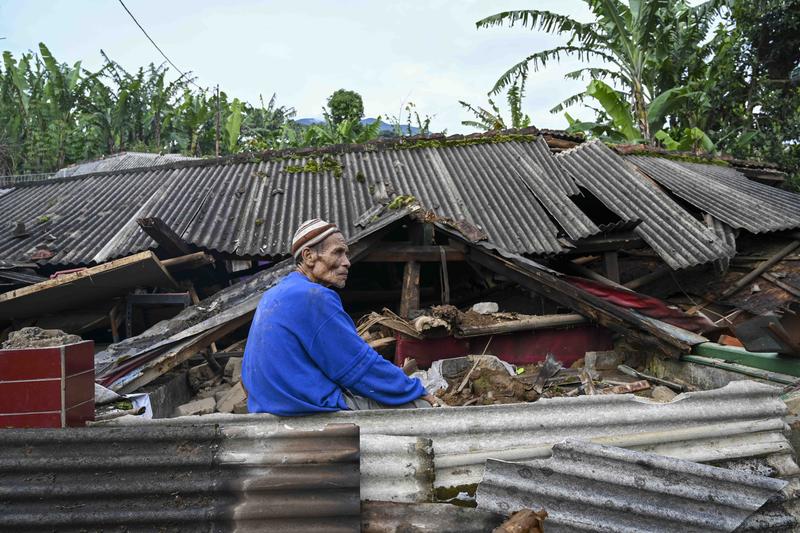 Korban gempa Cianjur