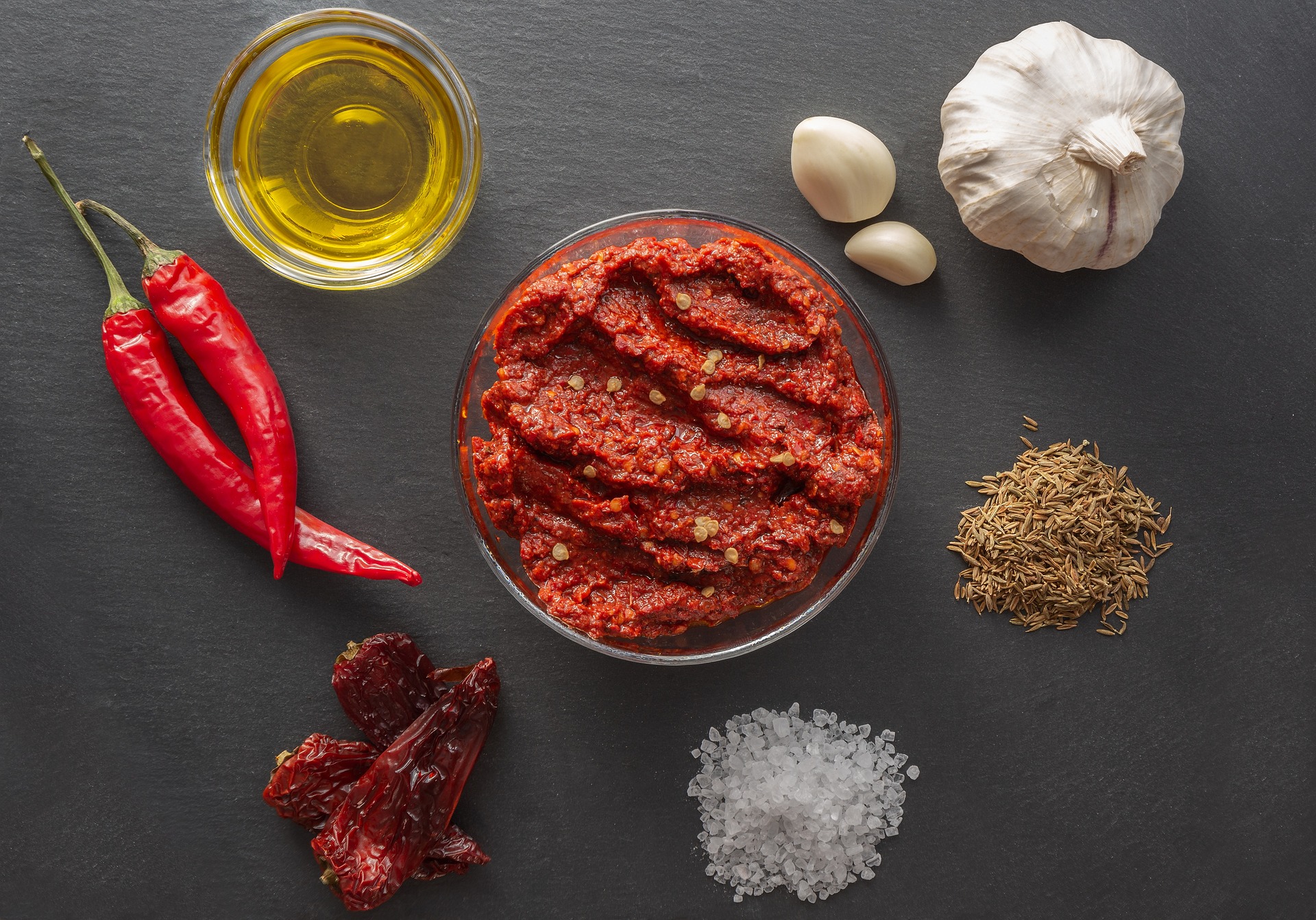 Bumbu pedas Tunisia Harissa