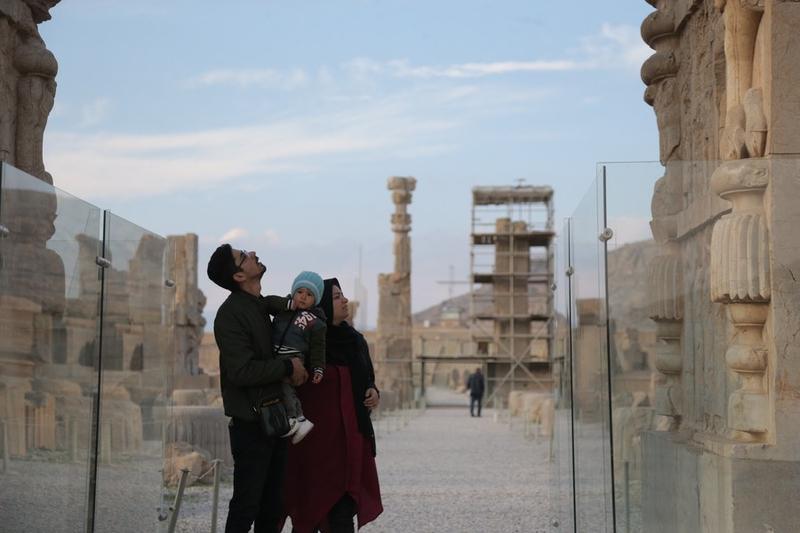Persepolis di Iran selatan