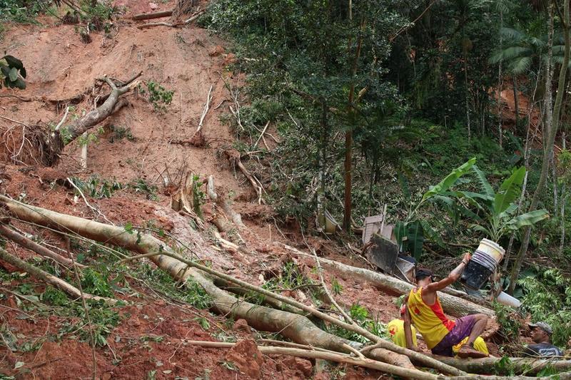 Tanah longsor di Brasil