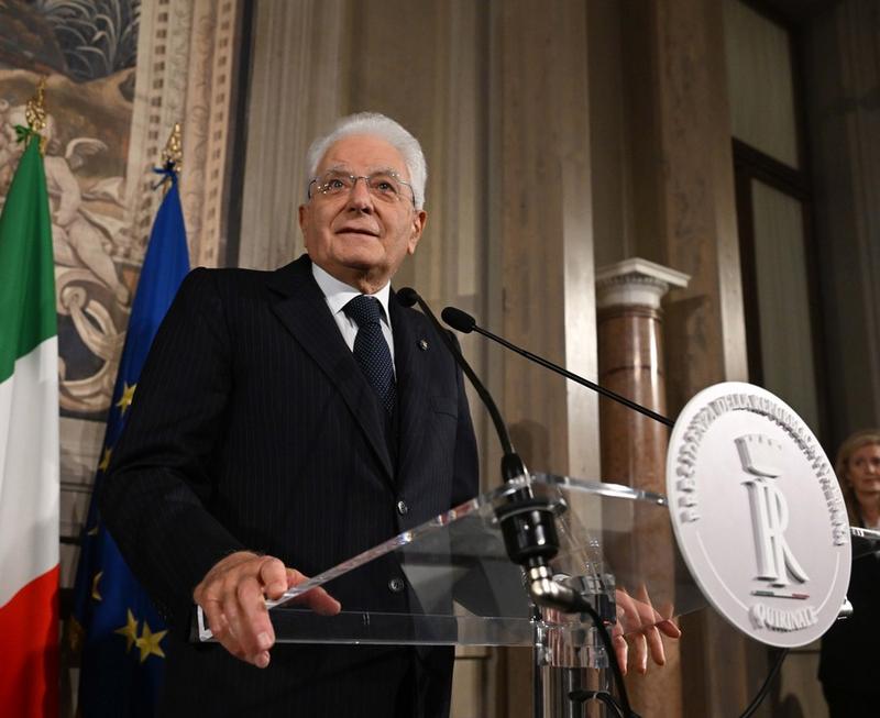 Presiden Italia Sergio Mattarella
