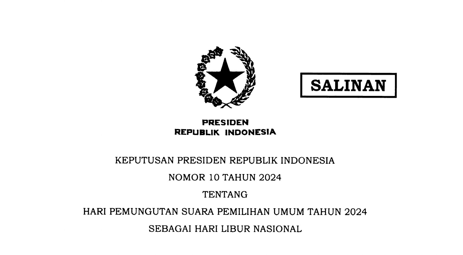 Presiden RI Joko Widodo