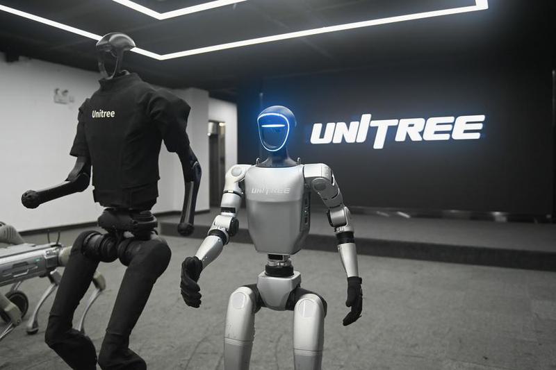pasar robot humanoid di